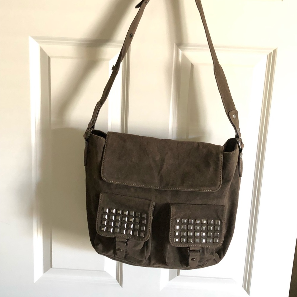 Suede Bcbg handbag